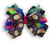 Patchwork Peace Bow