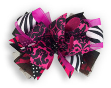 Zebra & Pink Cross Bow