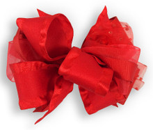 Solid Red Bow