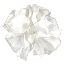 Solid White Bow