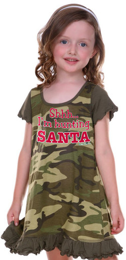 Shhh... I'm Hunting Santa Dress
