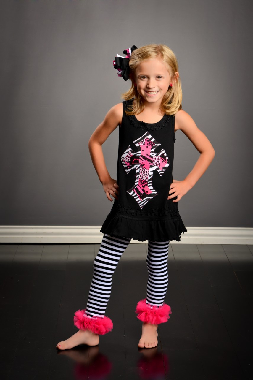 Zebra Pink Cross Dress