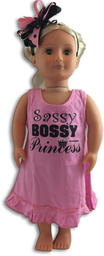 Sassy Bossy Princess Doll Dress