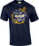It Is Well With My Soul Gold Anchor on Navy Unisex Tee