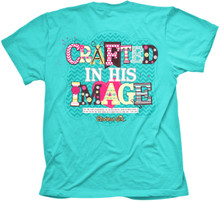 Crafted In His Image Cherished Girl Tee Back