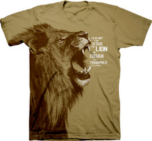 Lion All-Over Print Christian T-Shirt from Kerusso