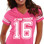 Women's John 3:16 Football Jersey Closeup