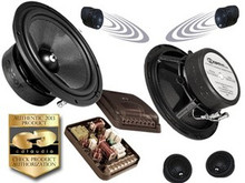 CDT Audio ES-62iUS  Competiton 6.5" 2-Way ES-GOLD Component Speaker w UpStage System-10yr Warranty