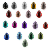 Rhinestones, Flatback, Teardrop, 8x13mm, 1,000-pc, Mixed Colors