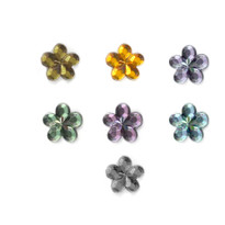 Rhinestones, Flatback, Flower, 15mm, 1000-pc, Pastel Assortment