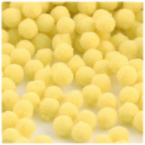 Acrylic Pom Pom, 12mm, 1,000-pc, Yellow