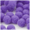 Acrylic Pom Pom, 25mm, 10-pc, Light Purple