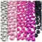 5-Pack Set (5X - 144-Piece), 7mm Rhinestones, Pink Tones