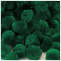 Acrylic Pom Pom, 38mm, 25-pc, Emerald Green