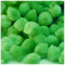 Acrylic Pom Pom, 38mm, 25-pc, Lime Green