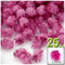 Pom Pom, 12mm, 25-pc, Pink