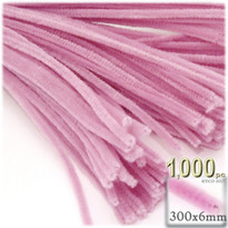 Stems, Polyester, 12-in, 1000-pc, Pink