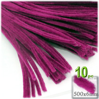 Stems, Polyester, 20-in, 10-pc, Fuchsia