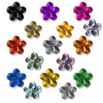 Rhinestones, Flatback, Flower, 20mm, 1,000-pc, Mixed Colors