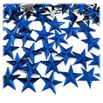 Rhinestones, Flatback, Star, 14mm, 1,000-pc, Royal Blue