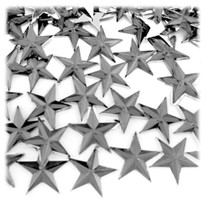 Rhinestones, Flatback, Star, 14mm, 144-pc, Charcoal Gray