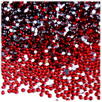 Rhinestones, Flatback, Round, 1.5mm, 5,000-pc, Devil Red Wine