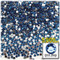 Rhinestones, Flatback, Round, 2mm, 5,000-pc, Royal Blue