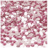 Rhinestones, Flatback, Round, 5mm, 144-pc, Light Baby Pink