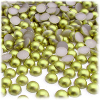 Half Dome Pearl, Plastic beads, 7mm, 10,000-pc, Bright Phosphoric Green