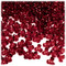 Plastic Tri-Bead, Transparent, 11mm, 1,000-pc, Raspberry Red