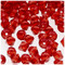 Bicone Beads, Transparent, Faceted, 10mm, 1,000-pc, Ruby Red