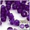 Plastic Bicone Beads, Transparent, 12mm, 1,000-pc, Purple