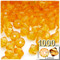 Plastic Bicone Beads, Transparent, 12mm, 1,000-pc, Sun Yellow