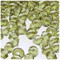 Plastic Bicone Beads, Transparent, 12mm, 1,000-pc, Light Olive Green