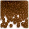 Plastic Faceted Beads, Transparent, 6mm, 1,000-pc, Brown