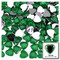 Rhinestones, Flatback, Heart, 12mm, 144-pc, Emerald Green