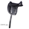 Shown here is the base saddle, custom-order your leathers, irons, and pad to complete your saddle rig