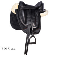 "Libre" Merino dressage pad, leathers, & irons shown not included in price