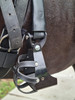 Adult cage stirrups shown here with the EDIX Stirrup Turners