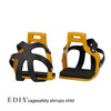 Caged Safety Stirrups: Child, Yellow