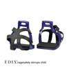 Caged Safety Stirrup: Child, Blue