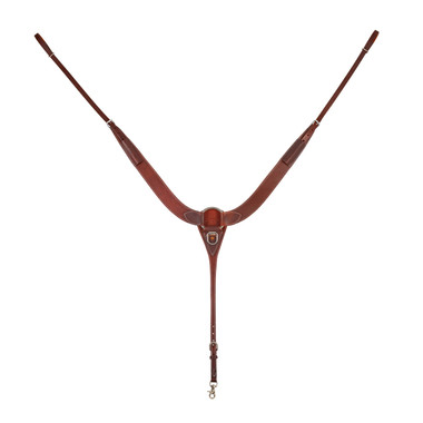 The "pulling collar" advantage allows for full freedom of movement in your horse's shoulders. Collar straps wrap around pommel and criss-cross on either side of saddle horn.