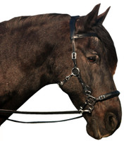 "Calli" Bitless Leather Hackamore Bridle