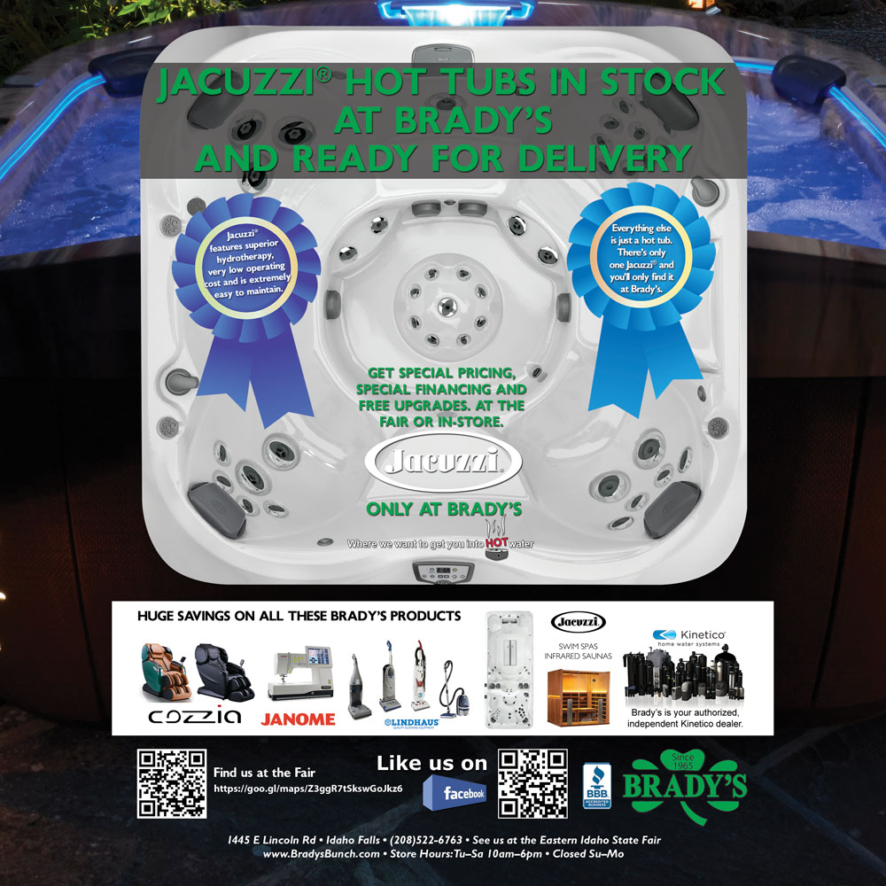 Brady's Idfaho Falls Hot Tubs Jacuzzi