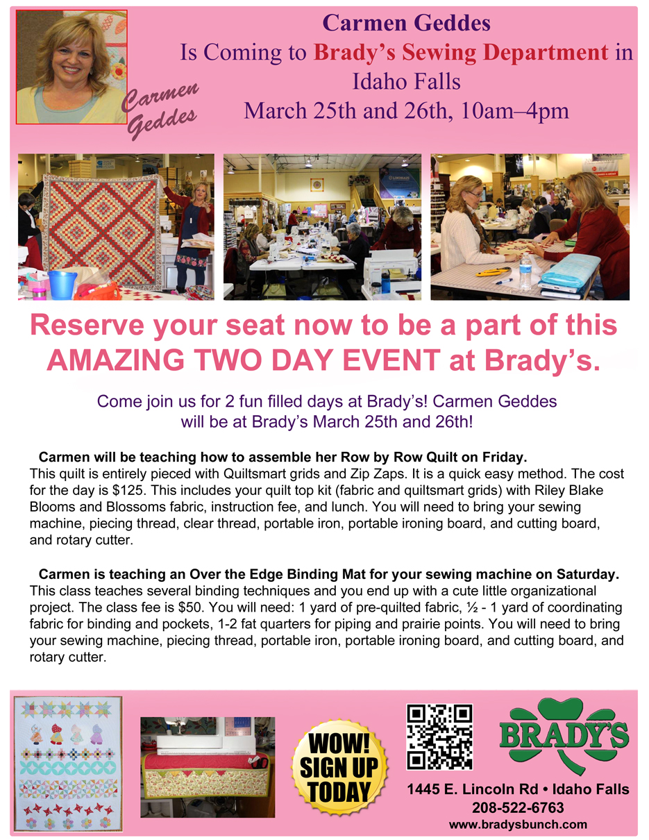 Sign up for Carmen Geddes