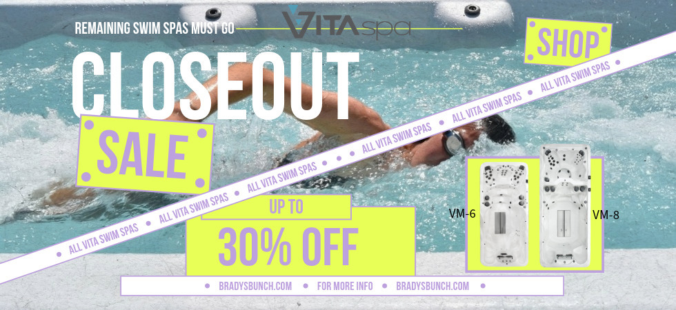 Vita Swim Spa Closeout at Brady's