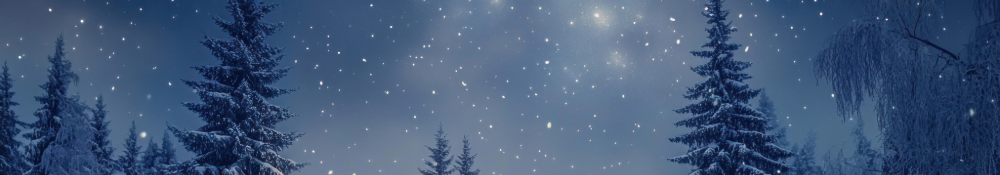 A winter night from your hot tub in Idaho
