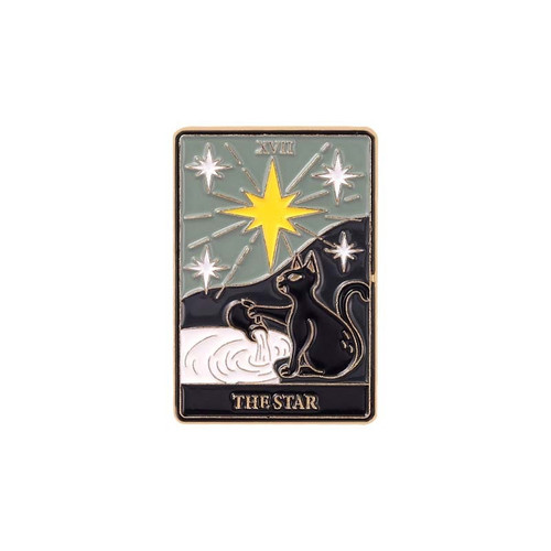 Moon Attic “The Star” Enamel Pins  
XZ5245