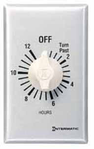 Intermatic FF15MC Spring-Wound Wall Timer - 15-Minute Auto Shut-Off For Lights, Fans & Heaters
