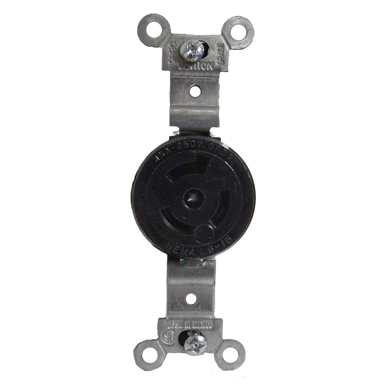 Leviton 4560 - 15 Amp 250 Volt 2 Pole Locking Receptacle